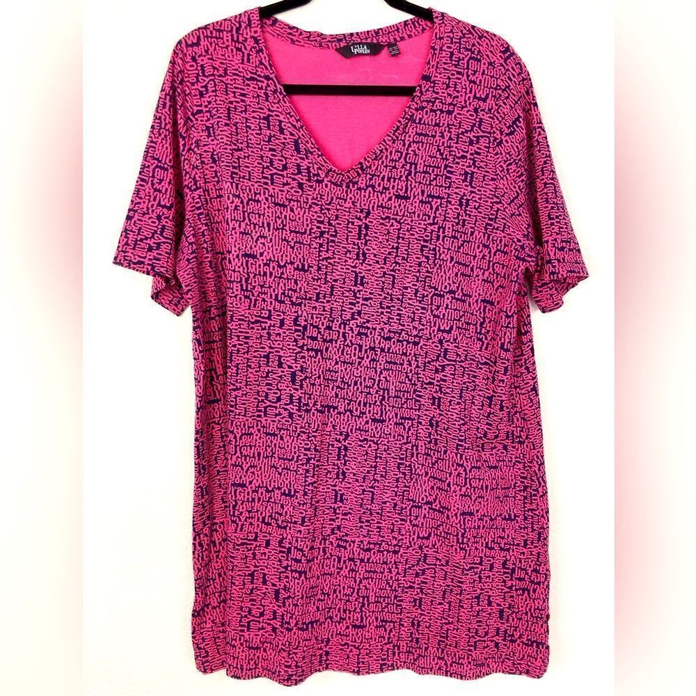 Ulla Popken Germany oversized luxury tunic w/ V neck & vents NWOT 16/18